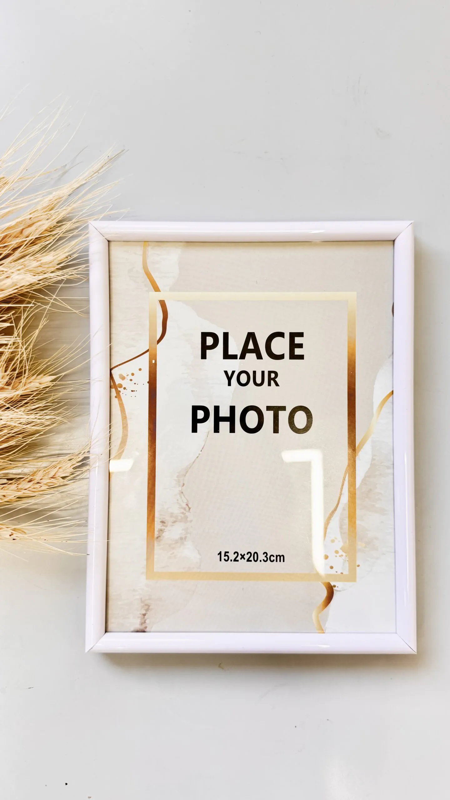 برواز ابيض حجم 21/15