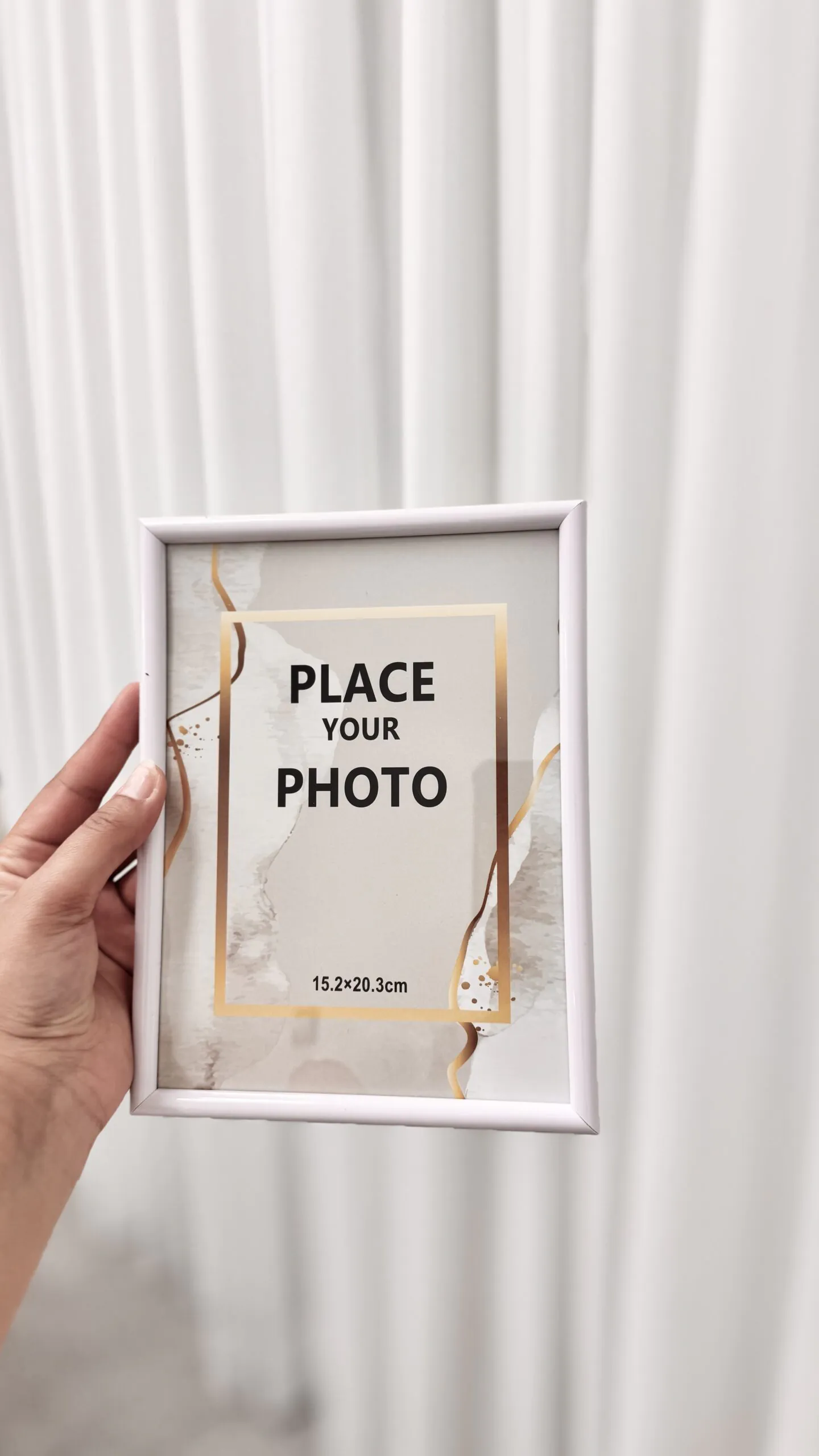 ⁦برواز ابيض حجم 21/15⁩ - الصورة ⁦2⁩